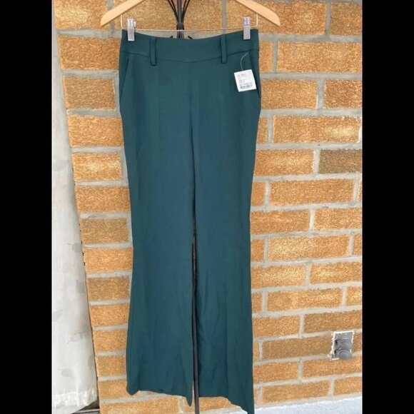 Les copains green teal atrovirens trousers size 2 - Picture 2 of 14